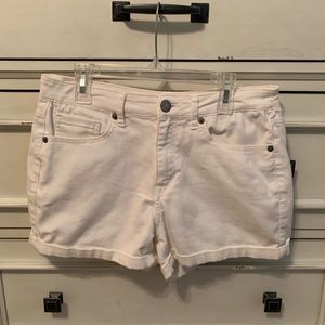aéropostale white cotton shorts